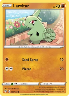 Larvitar [Sand Spray | Pierce]