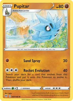 Pupitar [Sand Spray | Rocket Evolution]