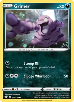 Grimer [Stomp Off | Sludge Whirlpool] 카드 이미지