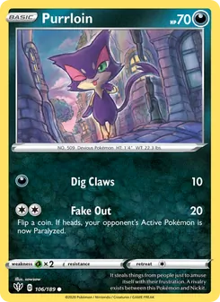 Purrloin [Dig Claws | Fake Out]