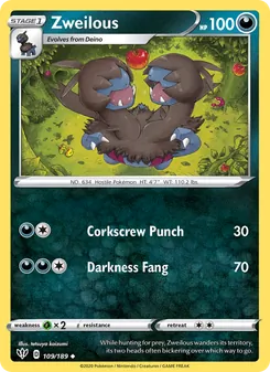 Zweilous [Corkscrew Punch | Darkness Fang]
