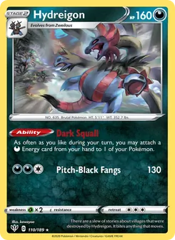 Hydreigon [Dark Squall | Pitch-Black Fangs] 카드 이미지