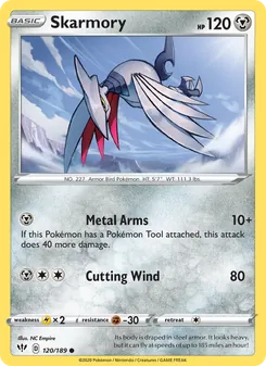 Skarmory [Metal Arms | Cutting Wind] 카드 이미지
