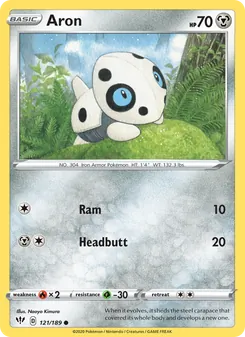 Aron [Ram | Headbutt] 카드 이미지