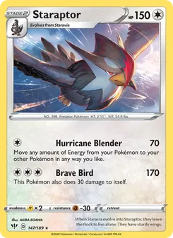 Staraptor [Hurricane Blender | Brave Bird]