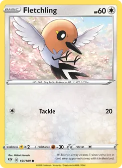 Fletchling [Tackle] 카드 이미지