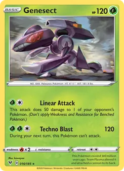 Genesect [Linear Attack | Techno Blast] 카드 이미지