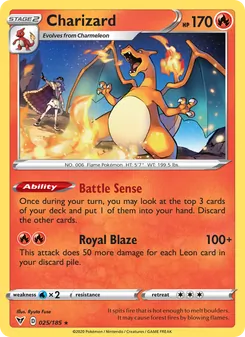 Charizard [Battle Sense | Royal Blaze] 카드 이미지