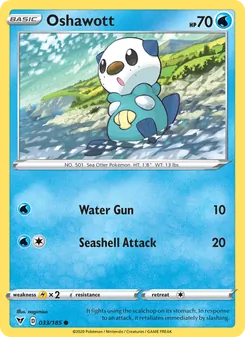Oshawott [Water Gun | Seashell Attack]