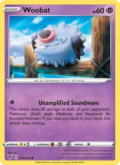 Woobat [Unamplified Soundwave] 카드 이미지