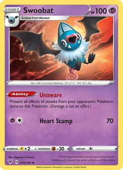 Swoobat [Unaware | Heart Stamp] 카드 이미지
