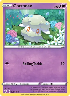 Cottonee [Rolling Tackle] 카드 이미지