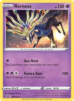 Xerneas [Geo Hunt | Aurora Gain] 카드 이미지