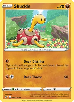 Shuckle [Deck Distiller | Rock Throw] 카드 이미지