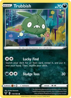 Trubbish [Lucky Find | Sludge Toss] 카드 이미지