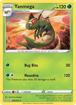Yanmega [Bug Bite | Nosedive]