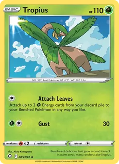 Tropius [Attach Leaves | Gust]