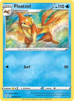 Floatzel [Surf] 카드 이미지
