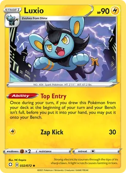 Luxio [Top Entry | Zap Kick]
