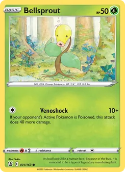 Bellsprout [Venoshock] 카드 이미지