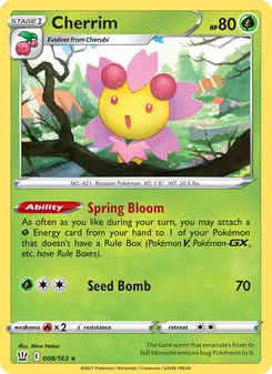 Cherrim [Spring Bloom | Seed Bomb] 카드 이미지