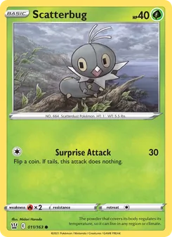 Scatterbug [Surprise Attack] 카드 이미지
