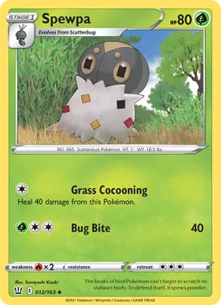 Spewpa [Grass Cocooning | Bug Bite]