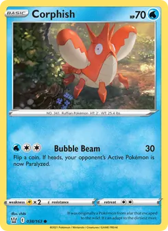 Corphish [Bubble Beam] 카드 이미지