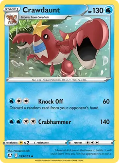 Crawdaunt [Knock Off | Crabhammer] 카드 이미지