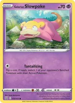 Galarian Slowpoke [Tantailizing] 카드 이미지