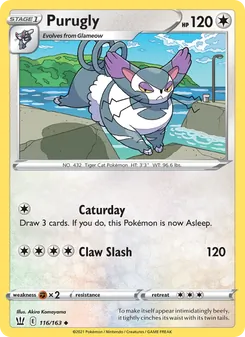 Purugly [Caturday | Claw Slash]