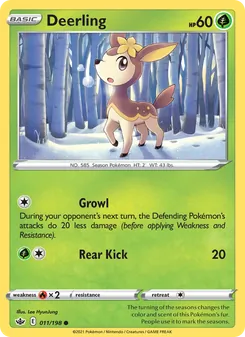 Deerling [Growl | Rear Kick] 카드 이미지