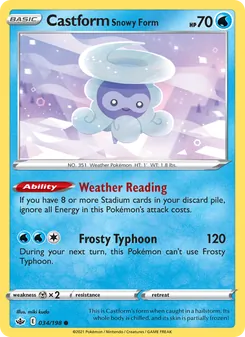 Castform Snowy Form [Weather Reading | Frosty Typhoon]