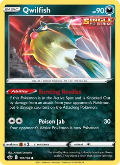 Qwilfish [Bursting Needles | Poison Jab]
