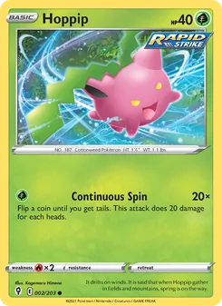 Hoppip [Continuous Spin] 카드 이미지