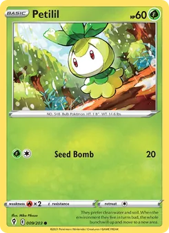 Petilil [Seed Bomb] 카드 이미지