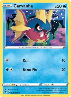 Carvanha [Ram | Razor Fin] 카드 이미지