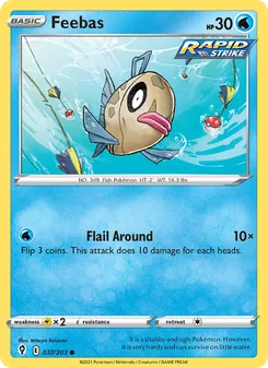 Feebas [Flail Around] 카드 이미지