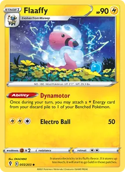 Flaaffy [Dynamotor | Electro Ball] 카드 이미지