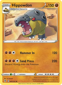 Hippowdon [Hammer In | Sand Press] 카드 이미지