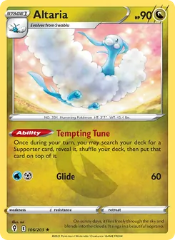 Altaria [Tempting Tune | Glide] 카드 이미지