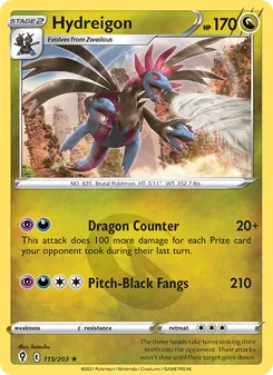 Hydreigon [Dragon Counter | Pitch-Black Fangs] 카드 이미지