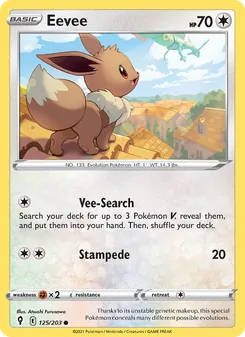 Eevee [Vee-Search | Stampede] 카드 이미지