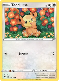 Teddiursa [Scratch] 카드 이미지