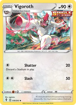 Vigoroth [Shatter | Slash] 카드 이미지
