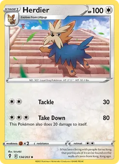 Herdier [Tackle | Take Down] 카드 이미지