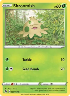 Shroomish [Tackle | Seed Bomb]