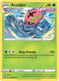 Accelgor [Ninja Tornado] 카드 이미지
