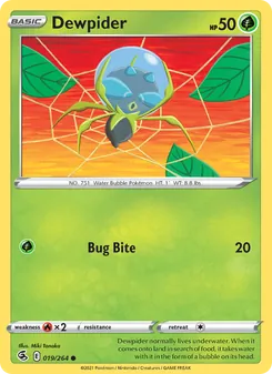Dewpider [Bug Bite] 카드 이미지