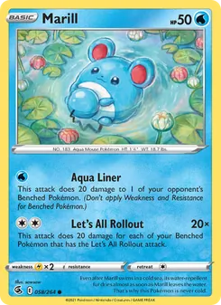 Marill [Aqua Liner | Let's All Rollout]